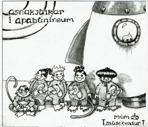 Asnakjálkar í Apabúningum封面
