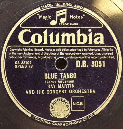 Blue Tango / Unforgettable封面