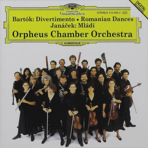 Bartók: Divertimento / Romanian Folk Dances / Janáček: Mládí封面