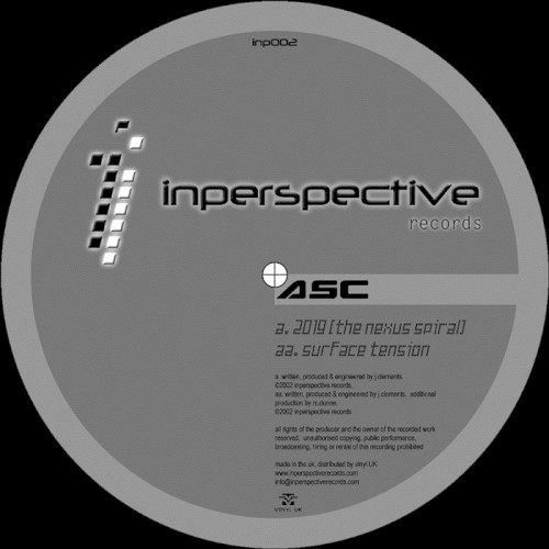 2019 (The Nexus Spiral) / Surface Tension封面