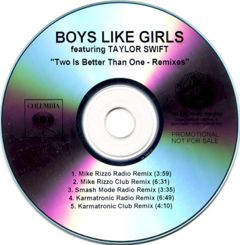 Two Is Better Than One (remixes)封面
