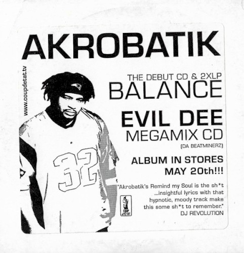 Balance - Evil Dee Megamix CD封面