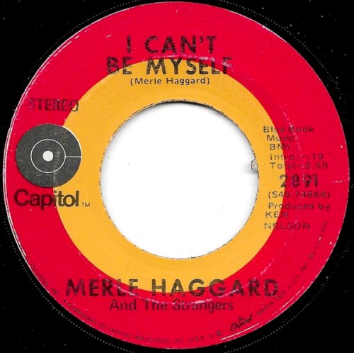 I Can't Be Myself / Sidewalks of Chicago封面