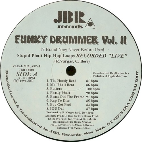 Ralph Vargas & Carlos Bess – Funky Drummer Vol. II封面