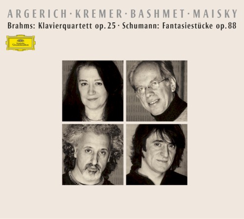 Brahms: Klavierquartett, op. 25 / Schumann: Fantasiestücke, op. 88封面