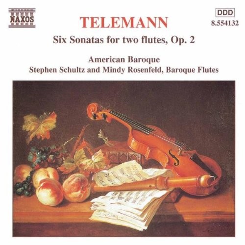 Six Sonatas for two flutes, Op. 2 (American Baroque)封面