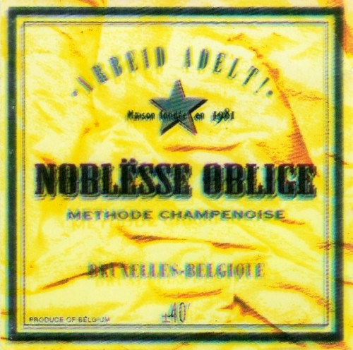 Noblësse oblige封面