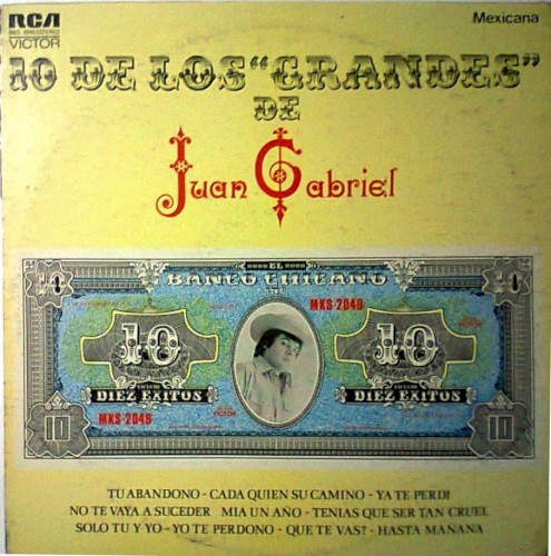 10 de los grandes de Juan Gabriel封面