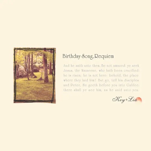 Birthday Song,Requiem封面