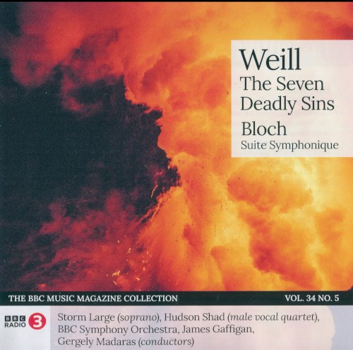 BBC Music, Volume 34, Number 5: Weill: The Seven Deadly Sins / Bloch: Suite Symphonique封面