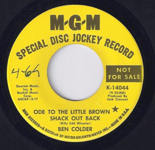 Ode To The Little Brown Shack Out Back / You're A Real Good Friend封面