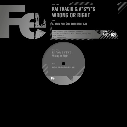 Wrong or Right (Acid Rain over Berlin Mix)封面