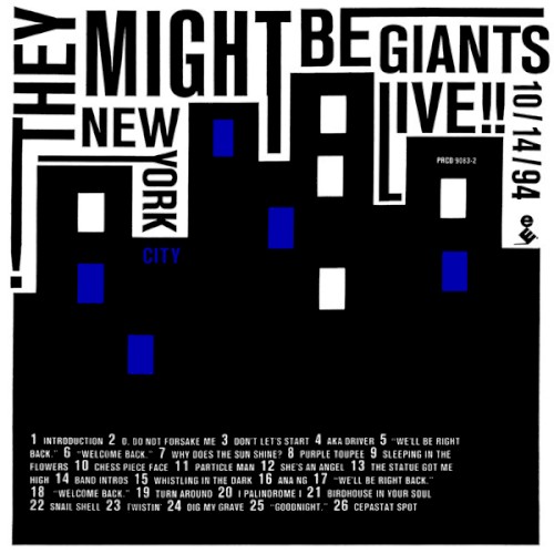 Live!! New York City 10/14/94封面