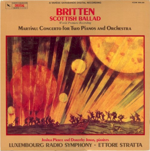 Britten: Scottish Balad / Martinů: Concerto for Two Pianos and Orchestra封面