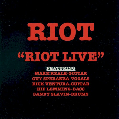 Riot Live封面