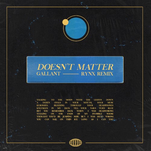 Doesn’t Matter (Rynx remix)封面