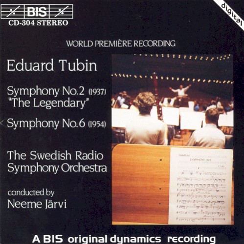 Symphony no. 2 "The Legendary" / Symphony no. 6封面