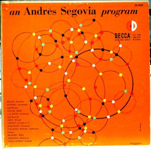 An Andrés Segovia Program封面