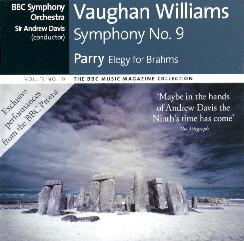 BBC Music, Volume 19, Number 10: Vaughan Williams: Symphony no. 9 / Parry: Elegy for Brahms封面