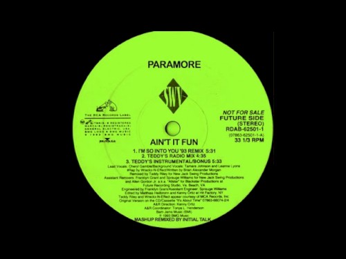 Ain’t It Fun (I’m So Into You ’93 remix)封面