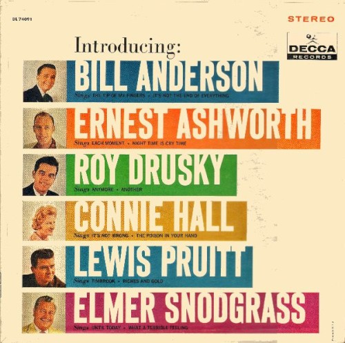 Introducing: Bill Anderson, Ernest Ashworth, Roy Drusky, Connie Hall, Lewis Pruitt, Elmer Snodgrass封面