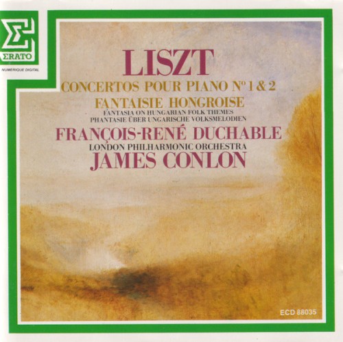 Concerto pour piano et orchestre N°1 & N°2 et fantaisie hongroise封面