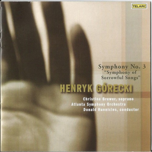 Symphony no. 3 "Symphony of Sorrowful Songs"封面