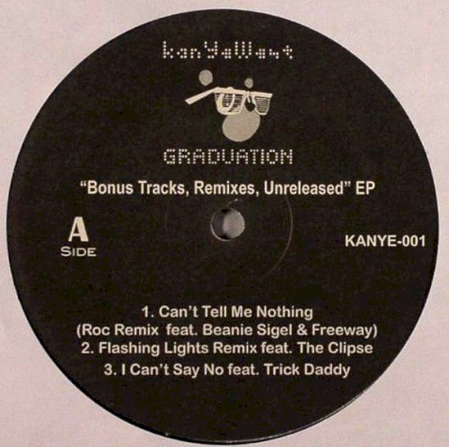 Graduation “Bonus Tracks, Remixes, Unreleased” EP封面