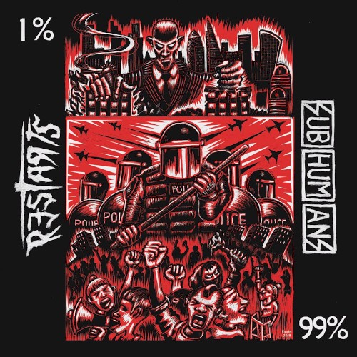 The Restarts 1% / Subhumans 99% Split封面