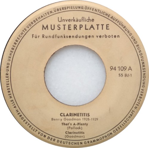 Clarinetitis - Benny Goodman 1928-1929封面