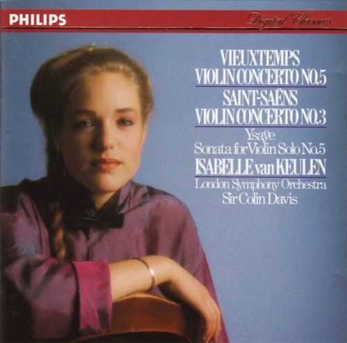 Viuextemps: Violin Concerto no. 5 / Saint-Saëns: Violin Concerto no. 3 / Ysaÿe: Sonata for Violin Solo no. 5封面
