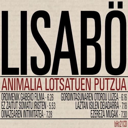 Animalia lotsatuen putzua封面