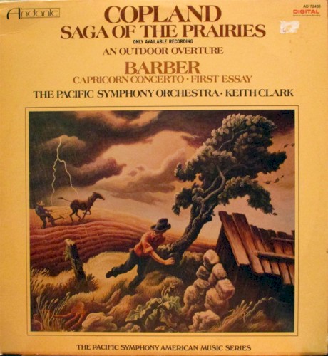 Music of Barber and Copland封面