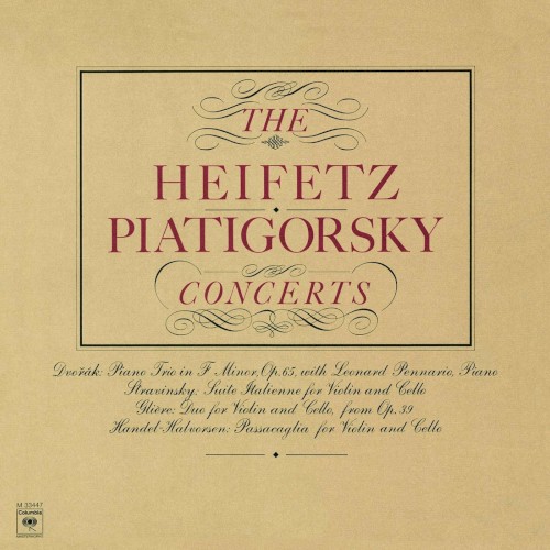Dvořák: Piano Trio no. 3 / Stravinsky: Suite Italienne / Glière: Prelude / Handel: Passacaglia封面