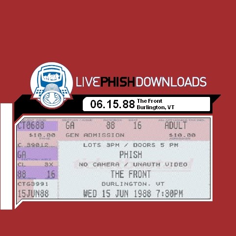 1988-06-15: The Front, Burlington, VT, USA封面