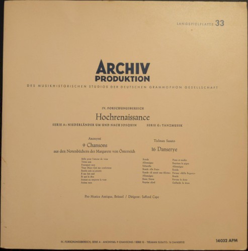 9 Chansons / 16 Danserye封面