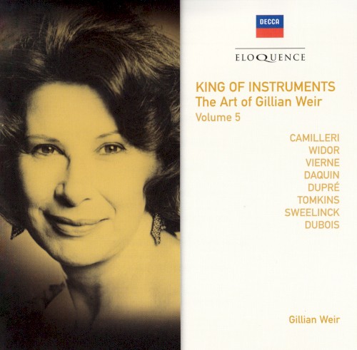 King of Instruments: The Art of Gillian Weir, Vol. 5封面