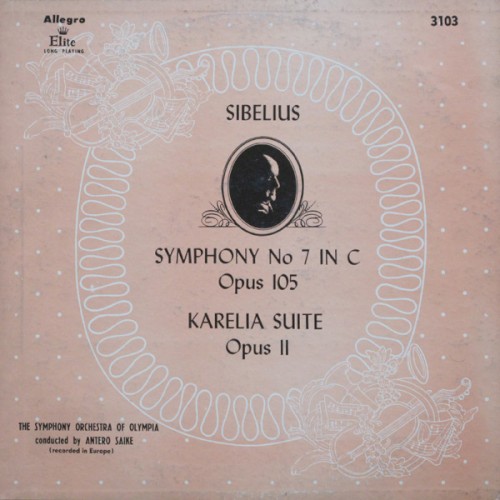 Symphony no. 7 in C, op. 105 / Karelia Suite, op. 11封面