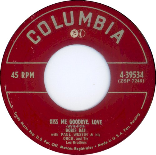 Kiss Me Goodbye, Love / Got Him Off My Hands封面