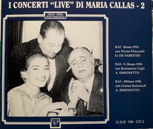 I Concerti "Live" di Maria Callas - 2封面