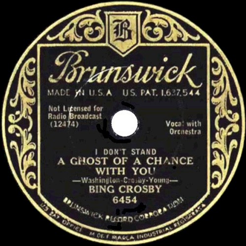 I Don't Stand A Ghost Of A Chance With You / Just An Echo In The Valley封面