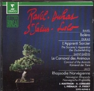 Ravel: Boléro / Dukas: L'Apprenti Sorcier / Saint-Saëns: Le carnival des animaux / Lalo: Rhapsodie Norvégienne封面