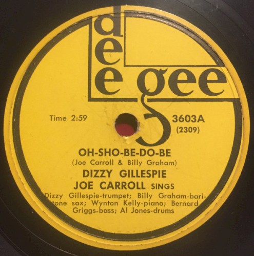 O-Sho-Be-Do-Be / Sunny Side of the Street封面