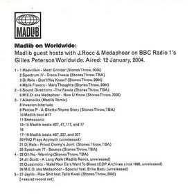 Madlib on Worldwide封面