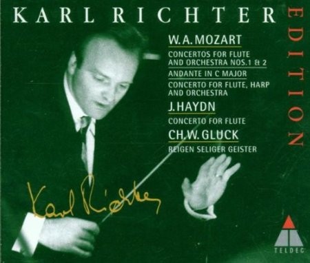 Mozart: Concertos for Flute and Orchestra nos. 1 & 2 / Andante in C major / Concerto for Flute, Harp and Orchestra / Haydn: Concerto for Flute / Gluck: Reigen seliger geister封面