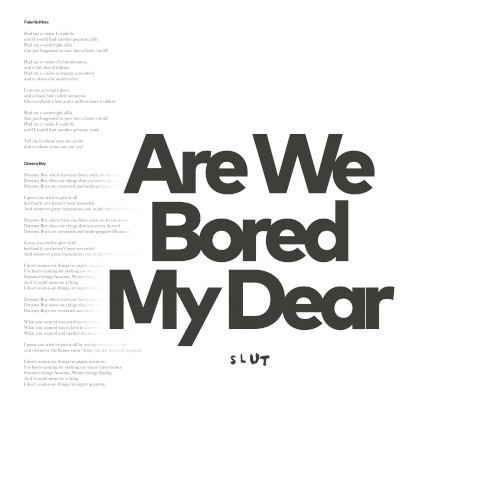 Are We Bored My Dear封面