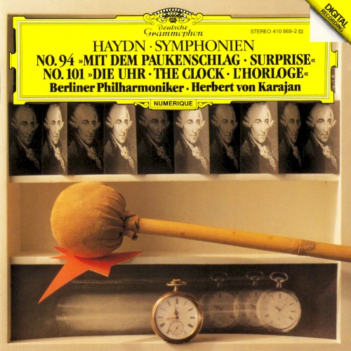 Symphonien no. 94 "Mit dem Paukenschlag" / no. 101 "Die uhr"封面