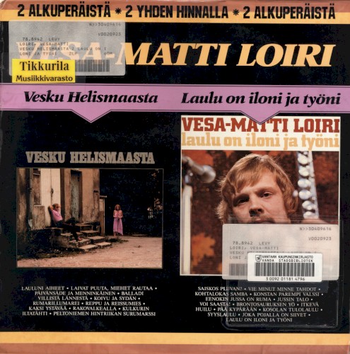 Vesku Helismaasta / Laulu on iloni ja työni封面