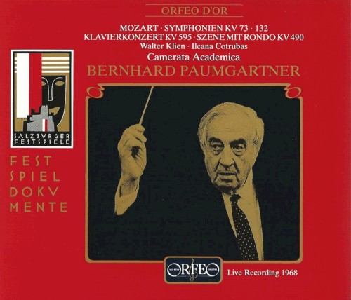 Symphonien KV 73 / 132 / Klavierkonzert KV 595 / Szene mit rondo KV 490封面