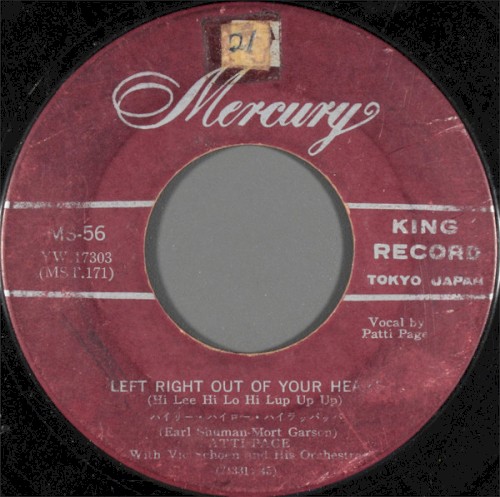 Left Right Out of Your Heart (Hi Lee Hi Lo Hi Lup Up Up) / Padre封面